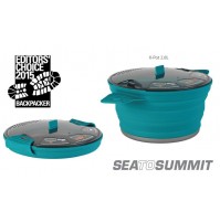 Sea to Summit X Pot 2.8L PACIFIC BLUE Folding & Lightweight for Backpacking 